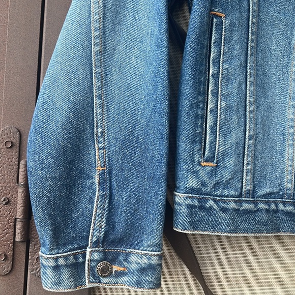 Vintage Timberland 90’s Blue Denim Men’s Jean Jacket - Picture 5 of 12